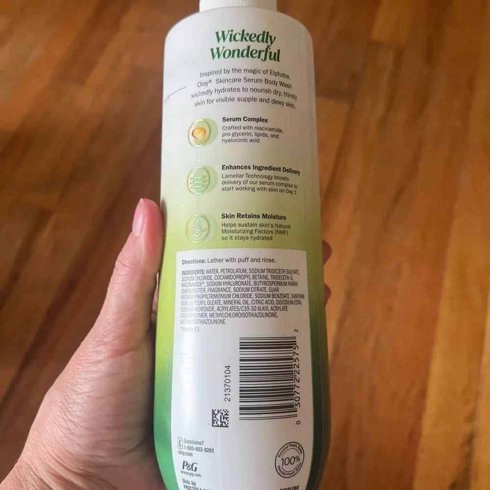 OLAY Wickedly Wonderful ELPHABAS Edition Body Wash 20 Oz